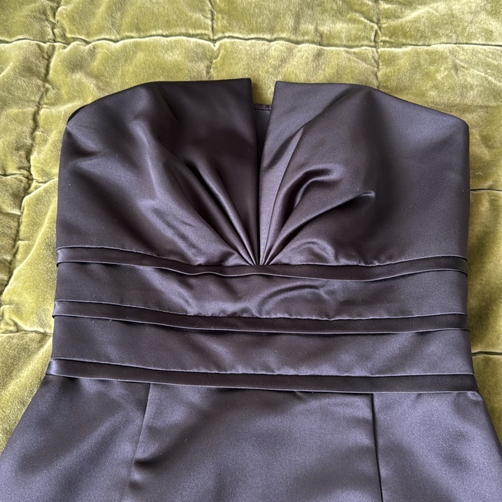 White House Black Market Black Strapless Mini Dress - Picture 5 of 5